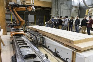 New Kuka Robot Takes Free-Form Timber Designs from Drawing Board to Production